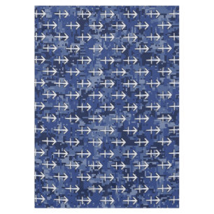 Nappe Sagittarius Zodiac Sign on Navy Camouflage numériq