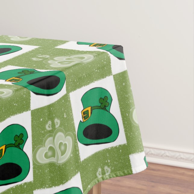 Nappe Saint Patrick's Day Coeurs Casquette (In Situ)
