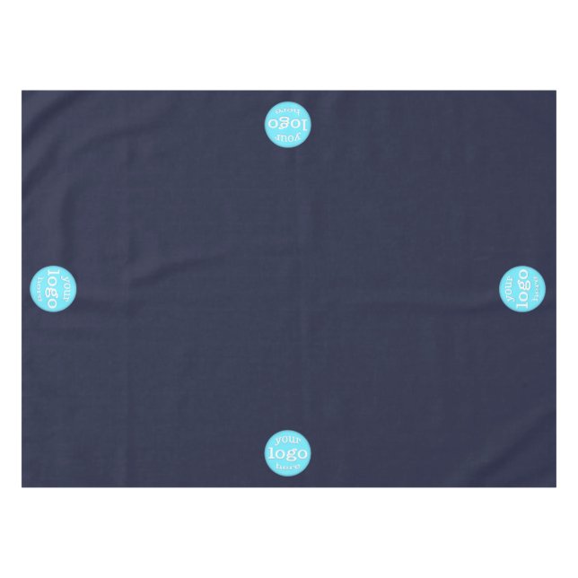 Nappe Salon commercial sur mesure du logo de l'entrepris (Devant (Horizontal))
