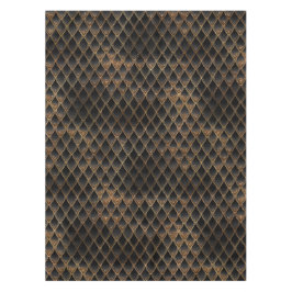 Nappe Scales Dragon Parties scintillant Noir & Or Chimme