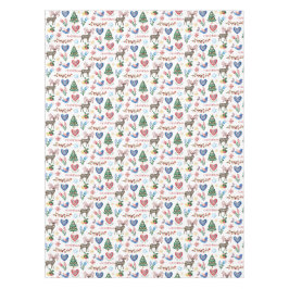 Nappe Scandinave nordique style Motif de Noël Tablec