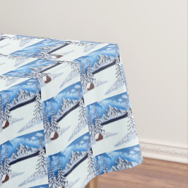 Nappe Scène hivernale