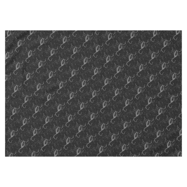 Nappe Scorpio Constellation Hevelius 1690 sur Black (Devant (Horizontal))