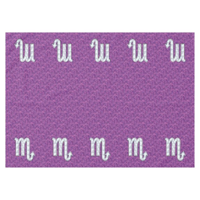 Nappe Scorpio Zodiac Sign on Fuchsia Digital Camo (Devant (Horizontal))