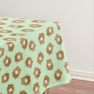 Nappe Scottish Highland Cow fête d'anniversaire Green