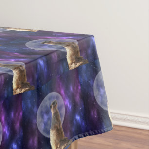 Nappe Sentinelle cosmique : Meerkat sous la Pleine lune