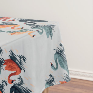 Nappe Sept cygnes nageant Cut-Out pochoir-style 6