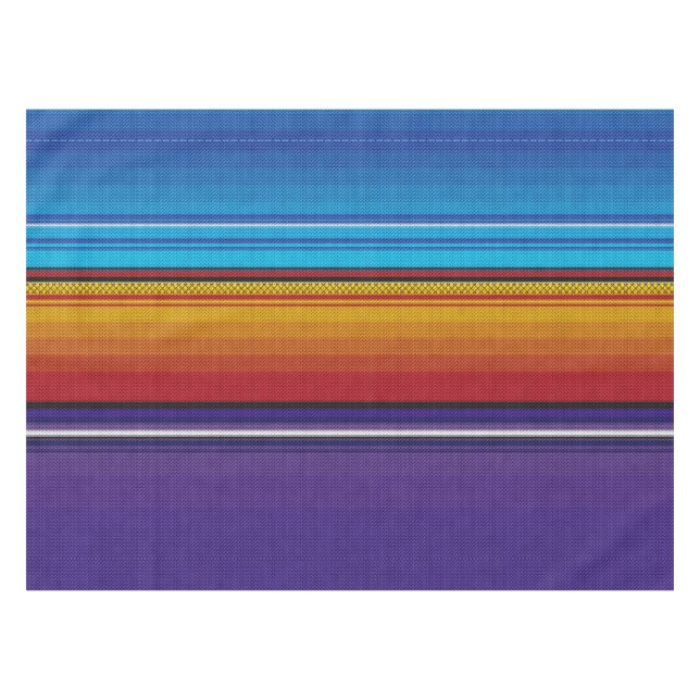 Nappe Serape mexicain #4 (Devant (Horizontal))