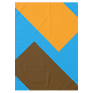 Nappe SEULEMENT brun orange de motif de COULEUR + votre