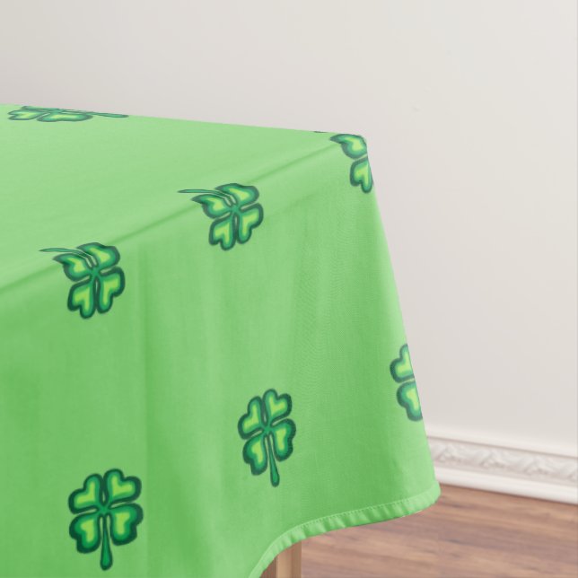 Nappe shamrock Jour de la Saint Patrick (In Situ)