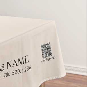 Nappe Simple Beige Company Logo Salon de l'artisanat
