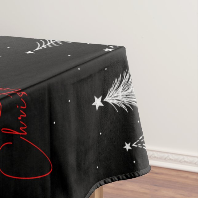 Nappe Simple Elegant Christmas Pine Tree | Black (In Situ)