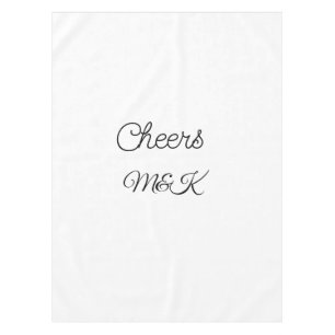Nappe Simple minimal ajouter nom acclamations couple nom