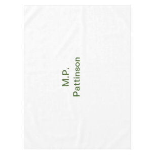 Nappe Simple minimal vert ajoutez votre texte nom photo