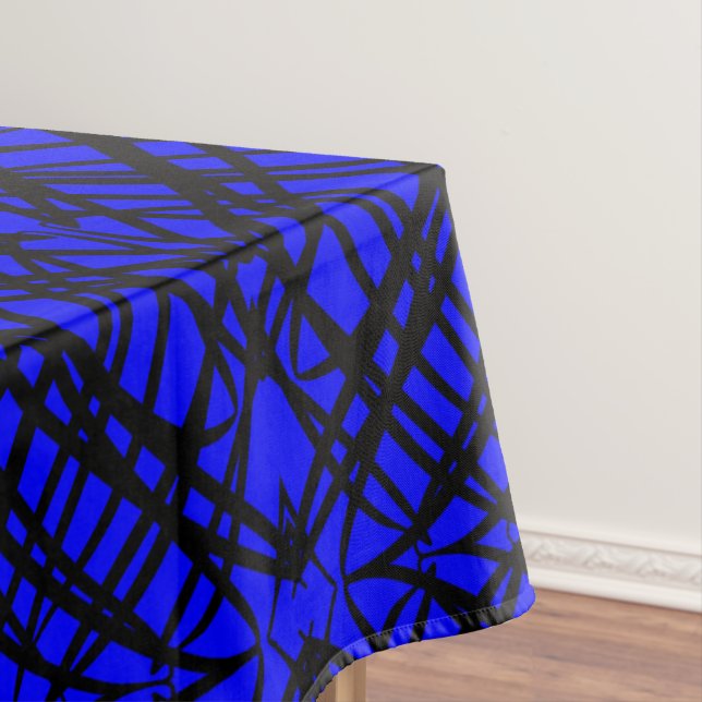 Nappe Simple Scribble | Carreaux miroir | Bleu | (In Situ)