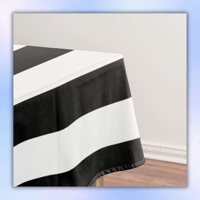 Nappe Simples rayures noir et blanc | (Créateur téléchargé)