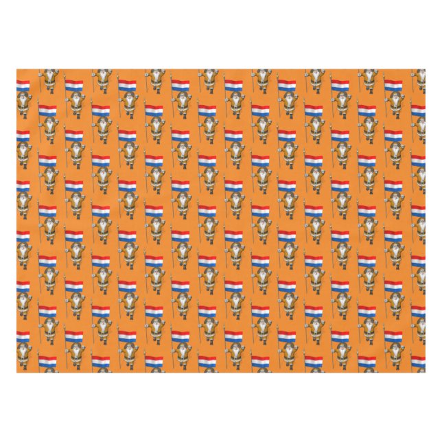 Nappe Sinterklaas Avec Ensigne De Pays-Bas (Devant (Horizontal))
