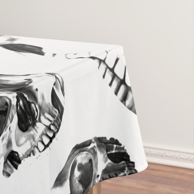 Nappe Skeleton Skull Art Pattern (In Situ)