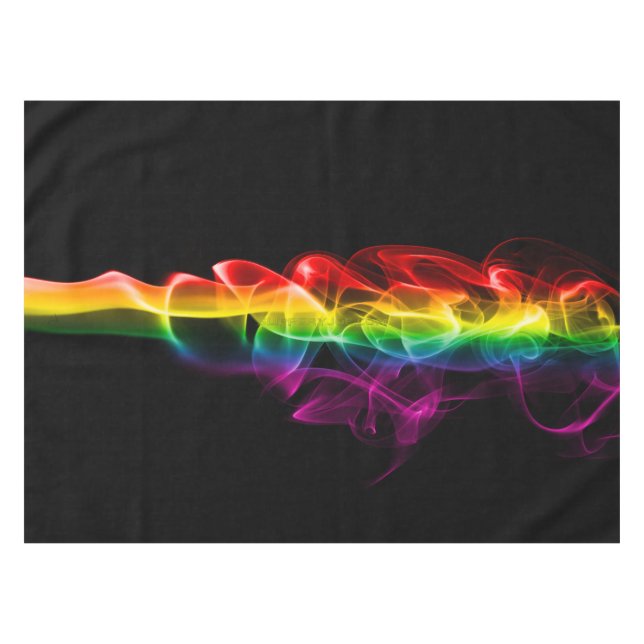 Nappe SlipperyJoe's fumée vif arc-en-ciel célébré (Devant (Horizontal))