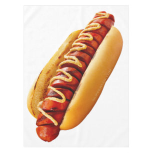 Nappe SlipperyJoe's hot dog niché doucement pain jaune v
