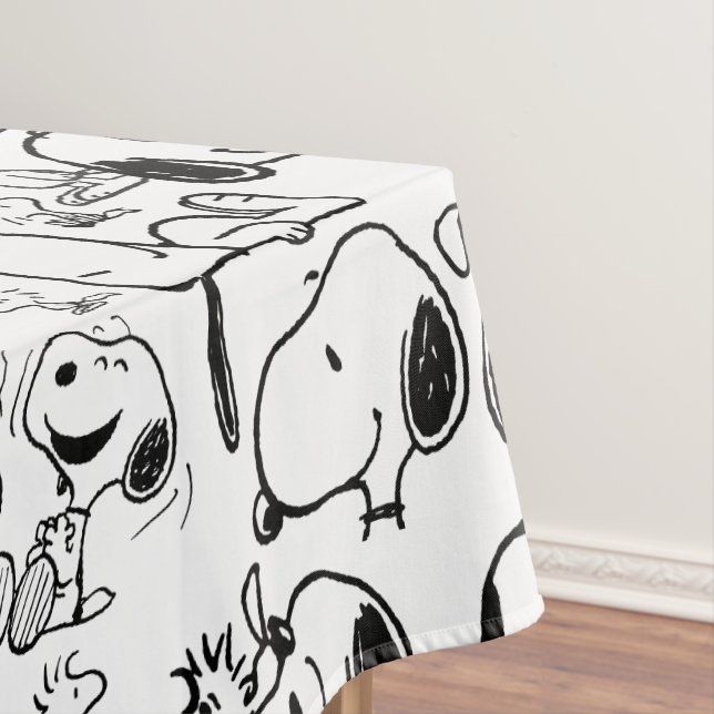 Nappe Snoopy Smile Giggle Laugh Pattern (In Situ)