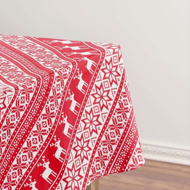 Nappe Snowflake nordique Reindeer Vilain Sweat de Noël (In Situ)