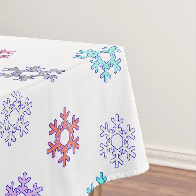 Nappe Snowflakes Motif Snowy Holiday Festive Vibes (In Situ)