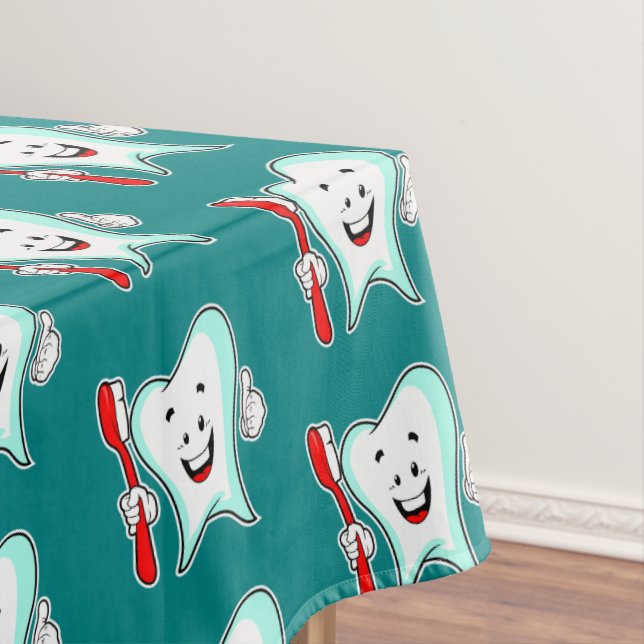 Nappe Soins dentaires Bonne dent avec Motif de brosse à  (In Situ)