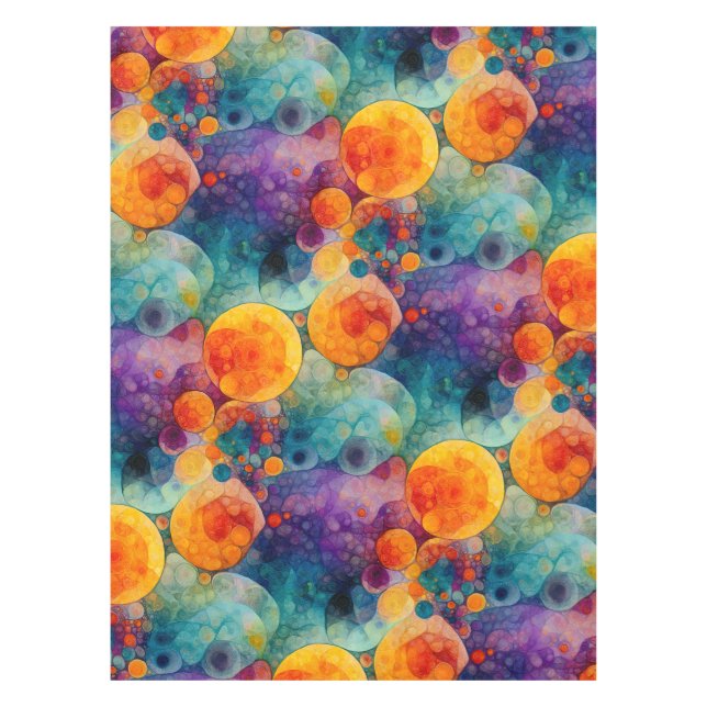 Nappe Solar Drift Vibrant Fractal Art Abstract Pattern (Devant)