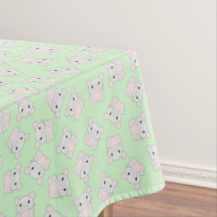 Nappe Souris fête d'anniversaire Vert