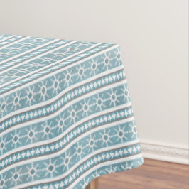 Nappe Southwest Winter Géométrique Pine Bleu Lg