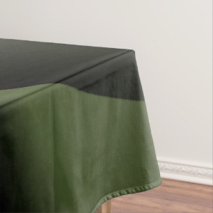 Nappe Sphères miniatures de forêt verte blanche