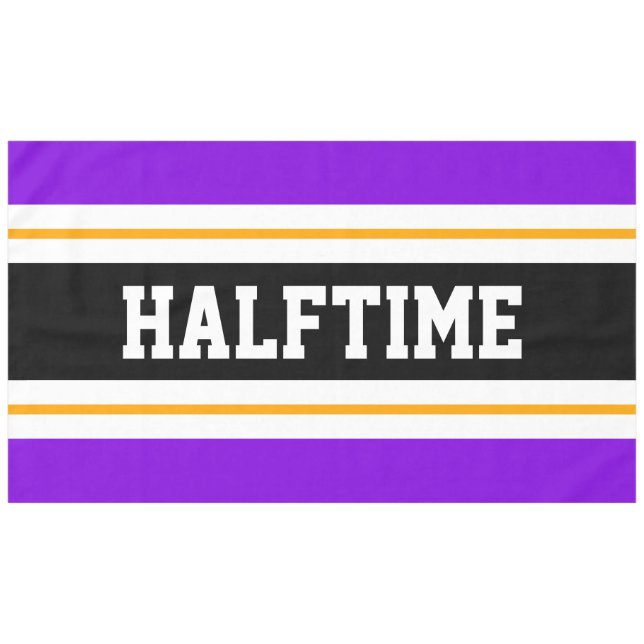 Nappe Sportif Violet Noir Blanc Blanc HALFTIME Stripes (Devant (Horizontal))