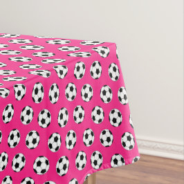 Nappe Sports de football Anniversaire fête rose