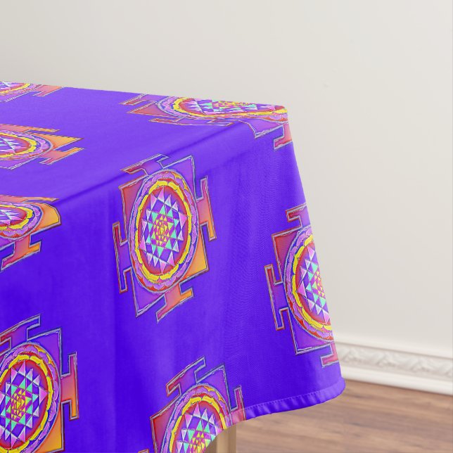 Nappe Sri Yantra - Symbole hindouiste Design 1 (In Situ)