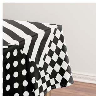 Nappe Stripes Check Harlequin Pois Conception mixte