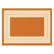 Style campagnard, orange brûlé, coton neutre