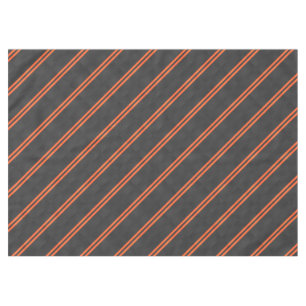Nappe Style Carbone d'impression d'accents orange sporti