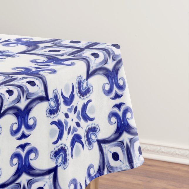 Nappe Style italien, carrelage, majolica Tout-sur-impres (In Situ)