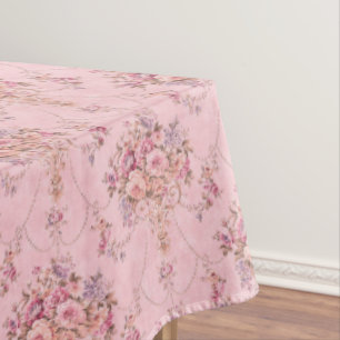 Nappe Style victorien rose français antique Rococo flora