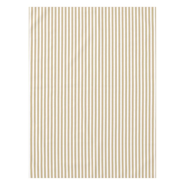 Nappe Sucre de canne de Noël en or et blanc (Devant)