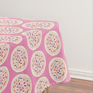 Nappe Sucre rose biscuit saupoudré de fraise Frosting