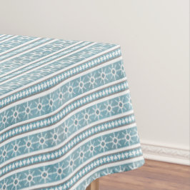 Nappe Sud-Ouest Hiver Géométrique Flocon de Neige Pin Bl