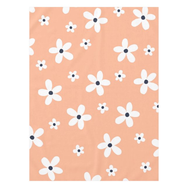 Nappe Summer Boho White Daisy Flowers (Devant)