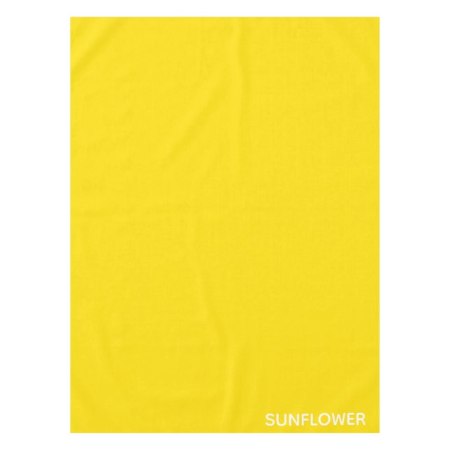 Nappe Sunflower jaune Nom de la couleur (Devant)