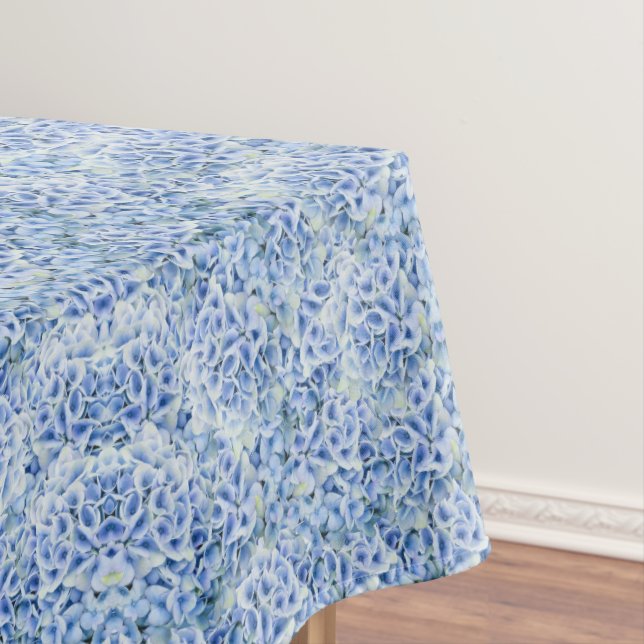 Nappe Superbes hydrangées bleues - motif floral (In Situ)