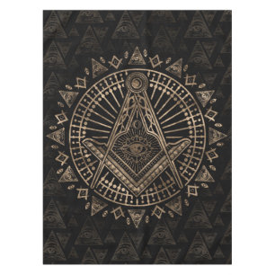 Nappe Symbole de la franc-maçonnerie Carré et camionne