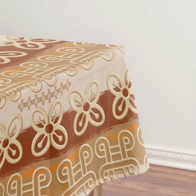 Nappe Symboles ethniques d'Adinkra d'Africain (In Situ)