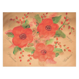 Nappe Table Bella avec Rouge