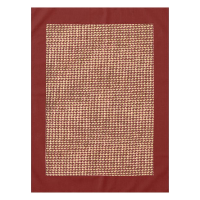 Nappe Table de contrôle de couleur rouille (Devant)